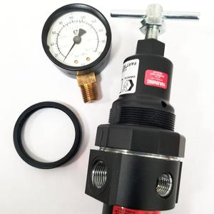 N×4 Graco 109075 Low Volume Air Regulator with Gauge for Mini