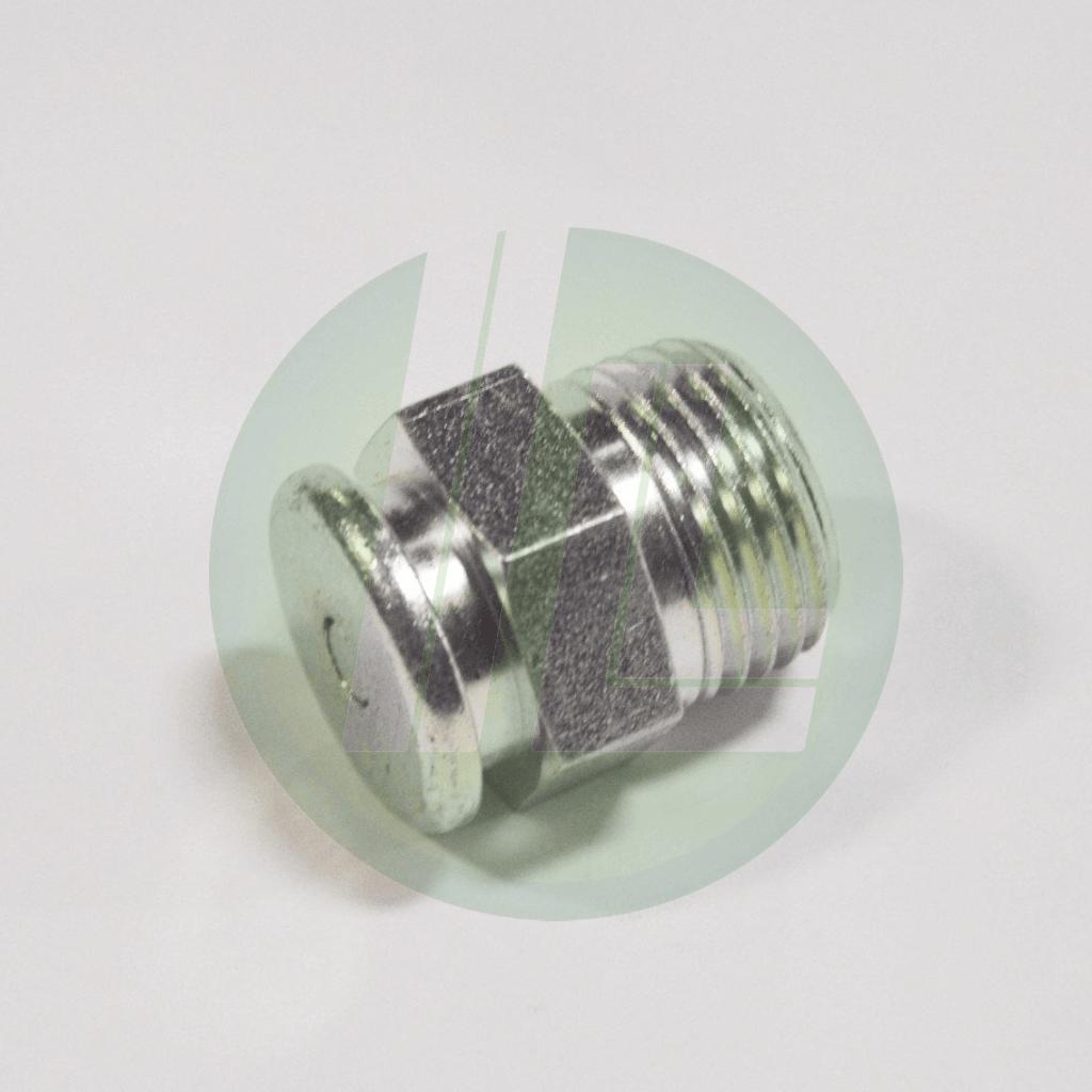 Alemite Hydraulic Fittings, Straight, 11/16 in, Male/Male, 1/4 in (SAE) (1 EA / EA Alemite Hydraulic Fittings, Straight, 11/16 in, Male/Male, 1/4 in (SAE) (1 EA / EA