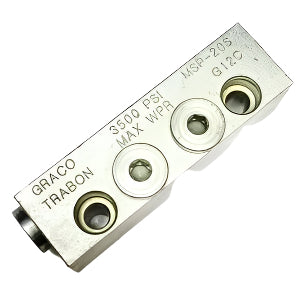 Graco 562714 Modular-Style Series Progressive Single Outlet MSP-20S Divider Valve Block Assembly