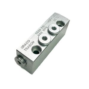 Graco 562721 MODULAR-STYLE SERIES PROGRESSIVE TWIN OUTLET MSP-10T DIVIDER VALVE BLOCK ASSEMBLY