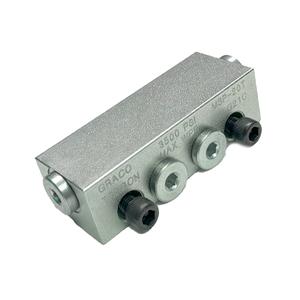 Graco 562723 MODULAR-STYLE SERIES PROGRESSIVE TWIN OUTLET MSP-20T DIVIDER VALVE BLOCK ASSEMBLY