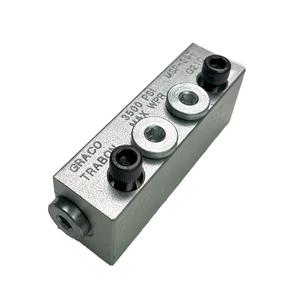 Graco 562723 MODULAR-STYLE SERIES PROGRESSIVE TWIN OUTLET MSP-20T DIVIDER VALVE BLOCK ASSEMBLY
