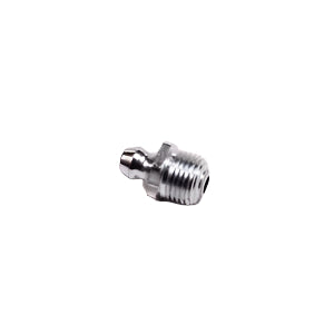 Alemite 1610-BL Straight Head, 1/8" Thread, 7/16" Hex, 11/16" High, 10,000 PSI, Standard Steel Grease Fitting
