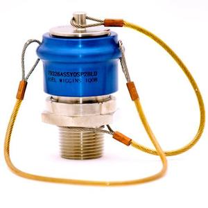 Wiggins OSP2BLU Fast Fueling Systems | Blue Crankcase Nozzle Assembly with Plug