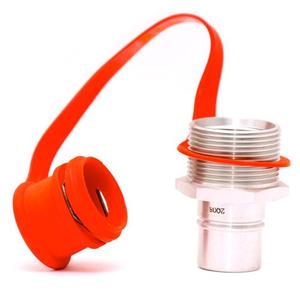Wiggins R16RED Fast Fueling Systems | Red Crankcase Receiver with SAE Threads with Cap