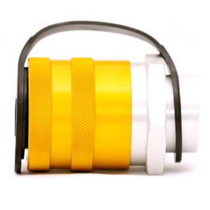 Wiggins R17YLW Fast Fueling Systems | Yellow Hydraulic Nozzle with SAE Threads with Cap (P/N R1707)