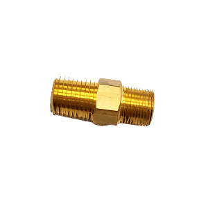 Lincoln Industrial 10198 Brass Nipple Hose Connector 1/4" NPT (m) x 1/2" NPT (m) Pump Accessory Part
