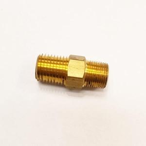 Lincoln Industrial 10198 Brass Nipple Hose Connector 1/4" NPT (m) x 1/2" NPT (m) Pump Accessory Part