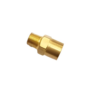 Lincoln Industrial 10204 Brass Reducing Bushing 1/4" NPT (f) x 1/2" - 27 (m) Medium Pressure Pump Accessory Parts