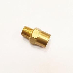 Lincoln Industrial 10204 Brass Reducing Bushing 1/4" NPT (f) x 1/2" - 27 (m) Medium Pressure Pump Accessory Parts