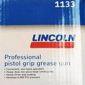 Lincoln Industrial 1133 Manual Professional Pistol Grip Grease Gun