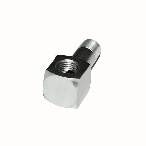 Lincoln Industrial 13129 Quicklub 90° Pipe Thread Elbow Adapter, Airline Connector - 1/8" NPTF Thread