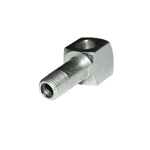 Lincoln Industrial 13129 Quicklub 90° Pipe Thread Elbow Adapter, Airline Connector - 1/8" NPTF Thread