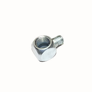 Lincoln Industrial 20043 Quicklub Steel 90° Elbow Metric Adapter 1/8" NPT Female x 6mm Male