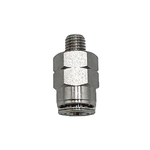 Lincoln Industrial 244055 Quicklub 1/4" Tube x 1/4-28" Male Straight Quicklinc Push-In Style Fitting for Nylon Tubing