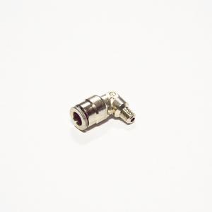 Lincoln Industrial 244056 Quicklub 1/4" Tube x 6mm Male 90° Elbow Quicklinc Push-In Style Fitting for Nylon Tubing