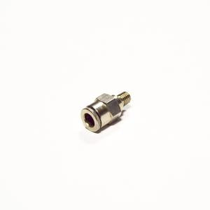 Lincoln Industrial 244057 Quicklub 1/4" Tube x 6mm Male Straight Quicklinc Push-In Style Fitting for Nylon Tubing