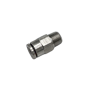 Lincoln Industrial 272659 Quicklinc Push-In Style Divider Valve Outlet/Inlet Adapter 1/4" Tube x 1/8" NPT Male Straight Fitting for 1/8" I.D. Hose