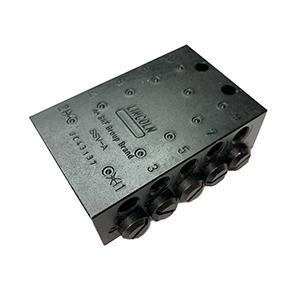Lincoln Industrial 619-26844-1 Quicklub SSV Divider Valve, 10 Outlets - No Cycle Indicator Pin
