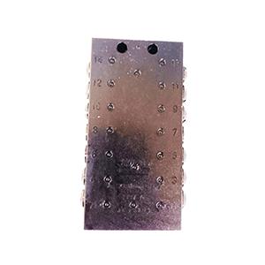 Lincoln Industrial 619-29400-1 Quicklub SSV Divider Valve, 14 Outlets, Carbon Steel, No Cycle Indicator Pin