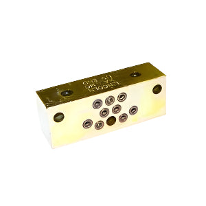Lincoln Industrial 87920 Modular UV Divider Valve Baseplate (End) Section