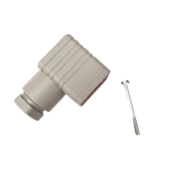 Lincoln Industrial 544-33843-1 Grey Socket Assembly for Quicklub Electric P203 Grease Pump with Square-Type Plug DC
