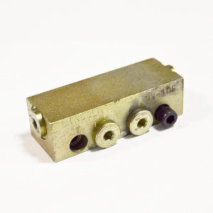 Lincoln Industrial 882101 Modular UV Single Outlet Divider Valve without Indicator Pin