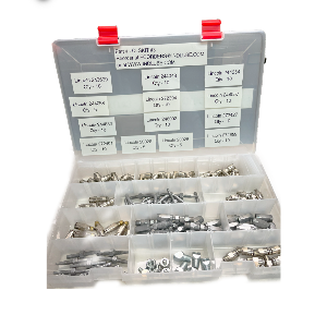 Lincoln Industrial QLSKIT Common Fittings & Adapters for Quicklub, Centro-Matic and Modular Automatic Grease Systems 1/8" NPT