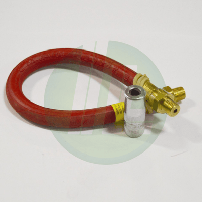 Alemite B6703-A Grease Gun Hose Assembly 12" for Hydraulic Fittings **Blister Pack** - Industrial Lubricant