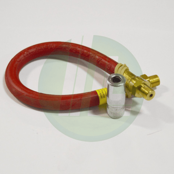 Alemite B6703-A Grease Gun Hose Assembly 12" for Hydraulic Fittings **Blister Pack** - Industrial Lubricant