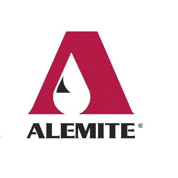 Alemite 1961-S Corrosion Resistant Hydraulic Straight Fitting, 1/8" PTF - 3/4" L Stainless Steel - Industrial Lubricant