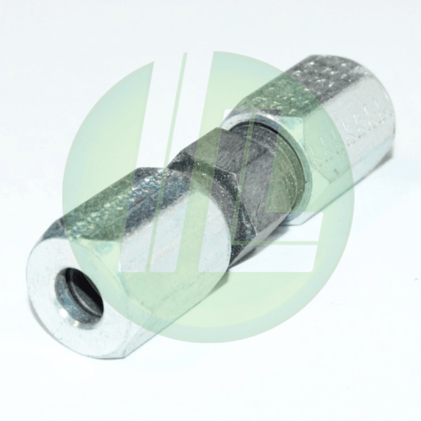Eaton Weatherhead 7305X4 Small Hex Compression Union Steel Flareless Connector - Ermeto Connections - Industrial Lubricant