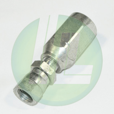Eaton Weatherhead 42506N-606 Reusable High Pressure Hydraulic Female Swivel Fitting End Assembly for 3/8
