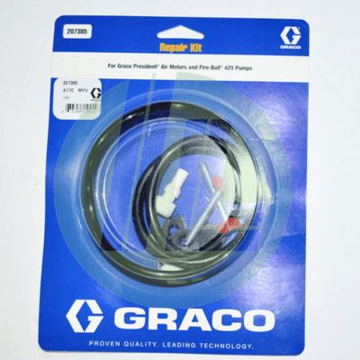 Graco 207385 President Air Motor Repair Kit for Fire-Ball Pumps - Industrial Lubricant