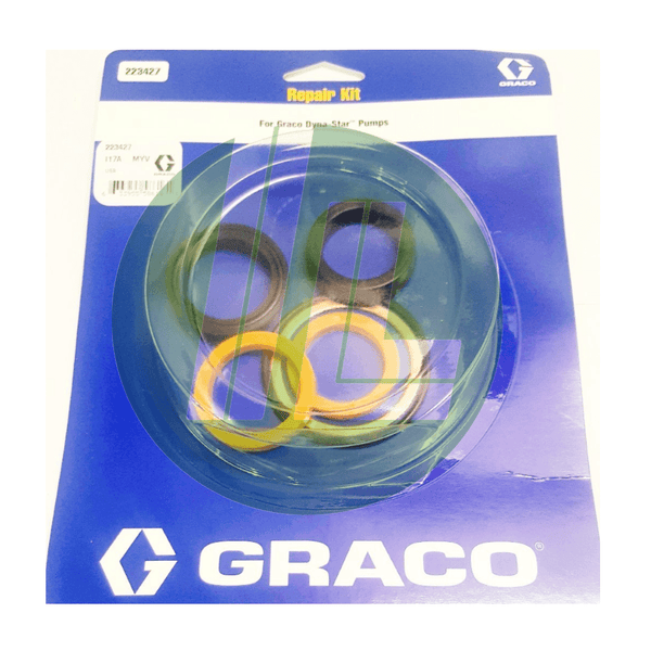 Graco 223427  Repair Kit for Dyna-Star Hydraulic Reciprocator and Pump - Industrial Lubricant