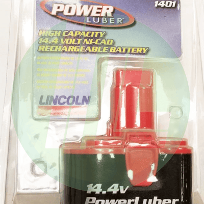 Lincoln Industrial 1401 PowerLuber High Capacity 14.4 Volt Ni Cad Rechargeable Battery for 1440 Grease Gun Series - Industrial Lubricant