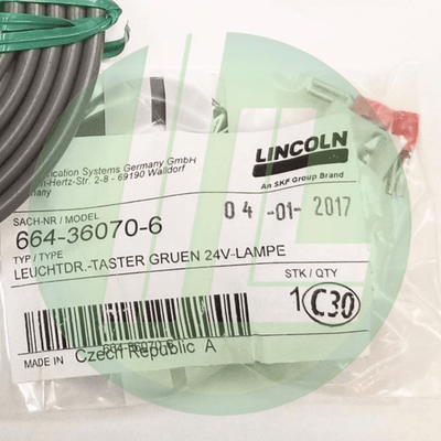 Lincoln Industrial 241484 Quicklub 24 VDC Manual Reset Switch for QLS 203, 300 & 400 Series - Industrial Lubricant