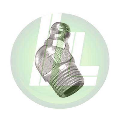 Lincoln Industrial 5210 Taper Threaded 45° SAE-LT Grease Fitting, 1/4"-28 - Industrial Lubricant
