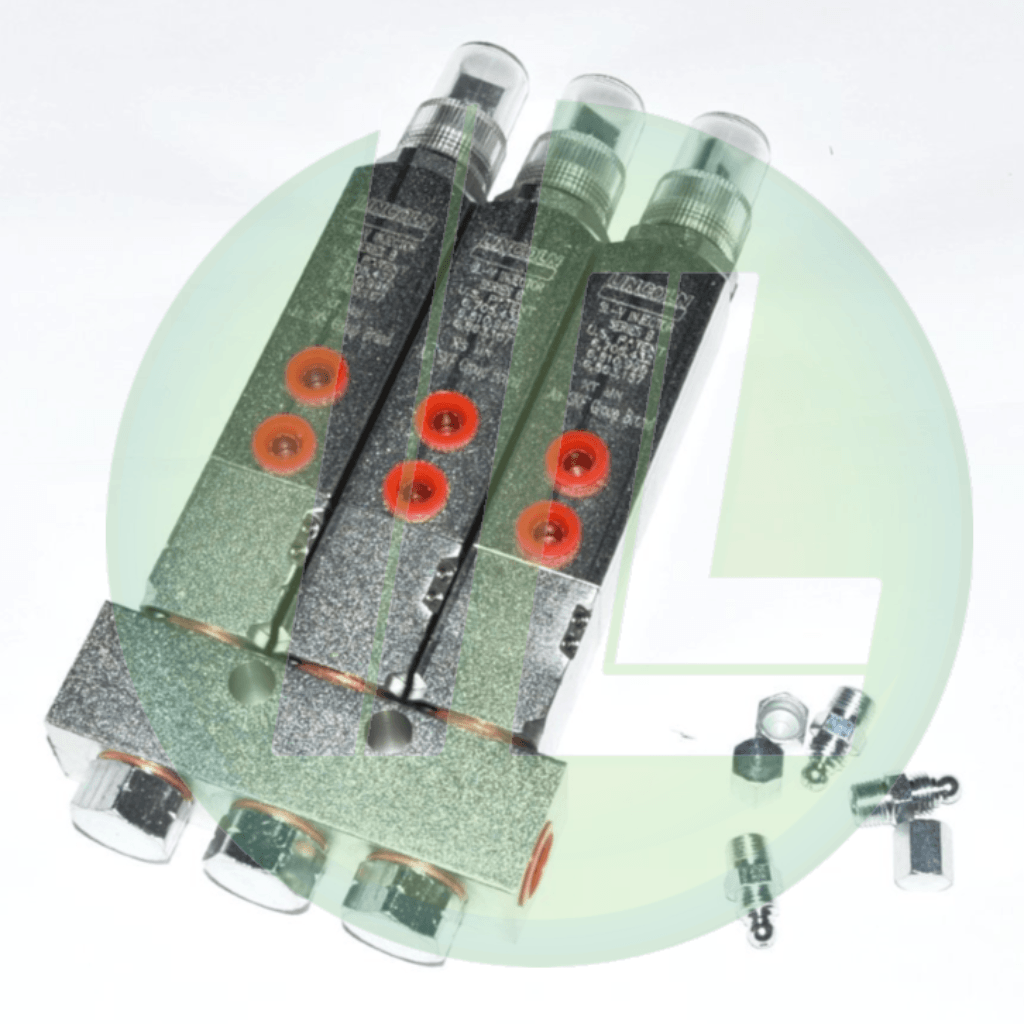 Lincon Grese Injectors Lincoln Industrial 85770-3 Centro-Matic 3 Grease Injector Manifold SL ...