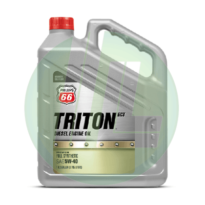 PHILLIPS 66 Triton ECT Premium Full Synthetic API 5W-40 Diesel Engine Motor Oil - Case - Industrial Lubricant