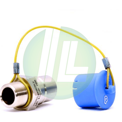 Wiggins ONC2ABLU  Fast Fueling Systems | Blue Crankcase Receiver and Cap - Industrial Lubricant